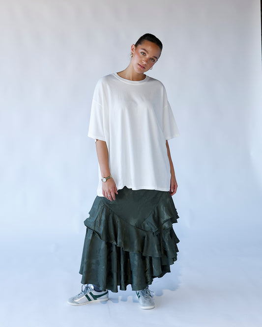 classic white tee oversized
