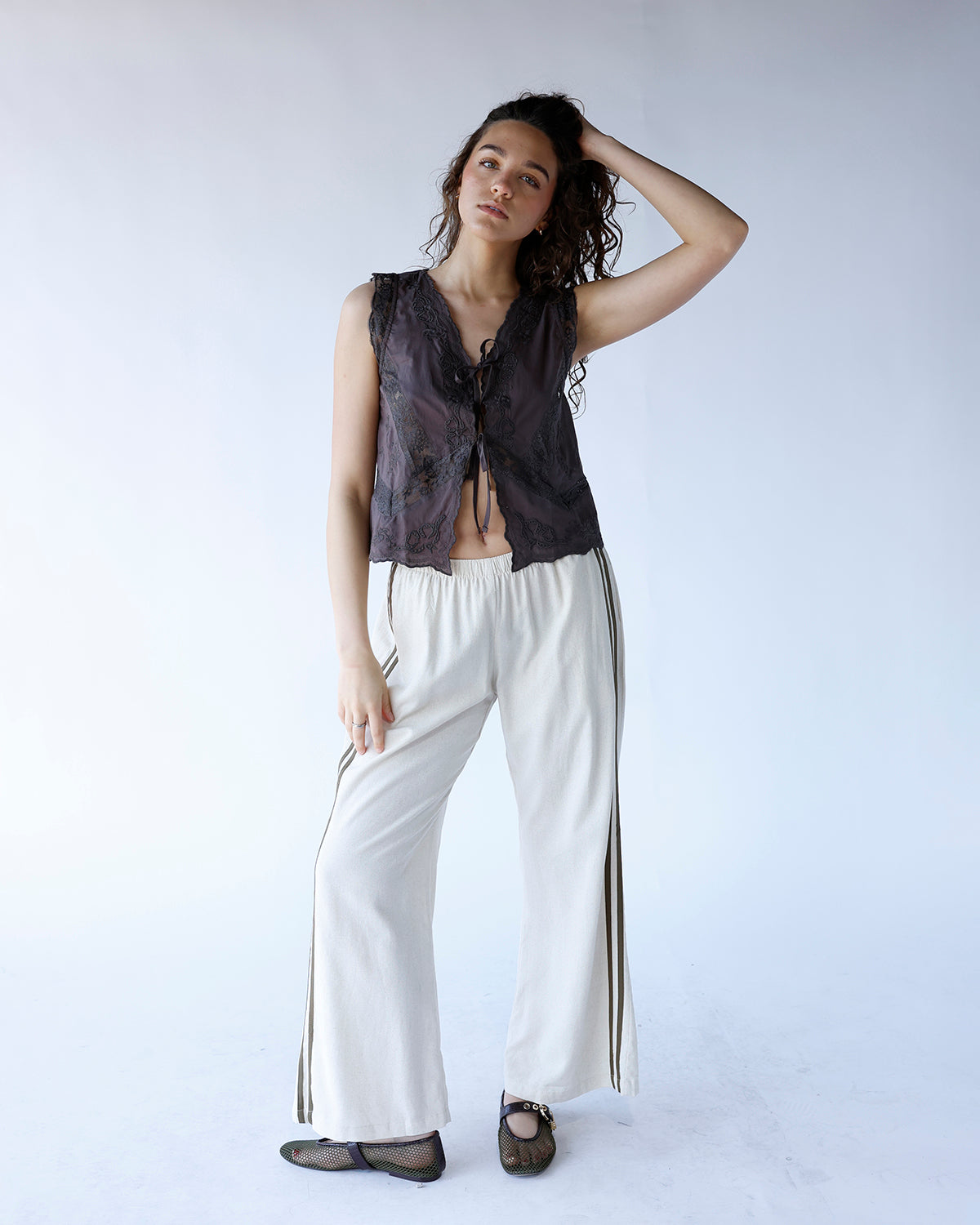 BITTERSWEET TIE FRONT TOP