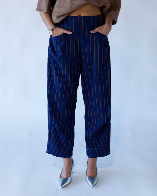free people work office attire pinstripe classic effortless navy