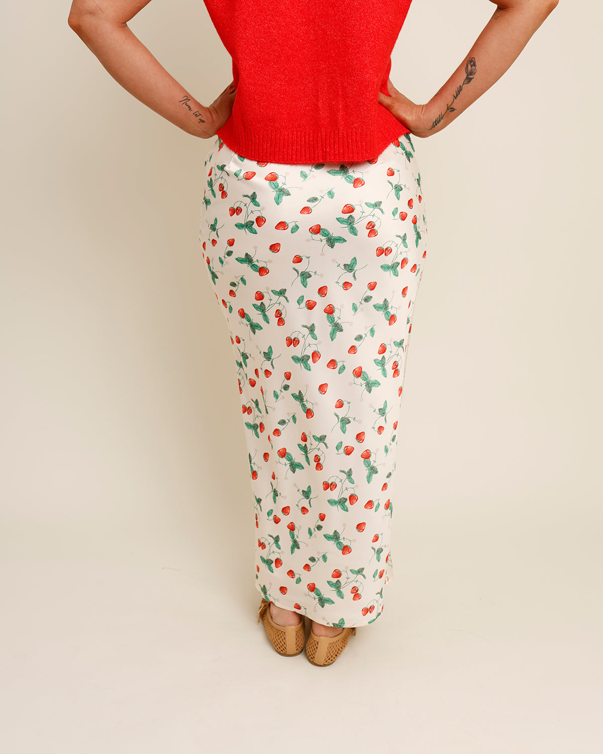 FRESA MIDI SLIP SKIRT