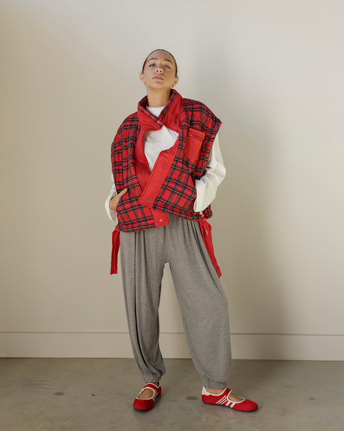 HAMMER TIME BALLOON PANTS X GRAY
