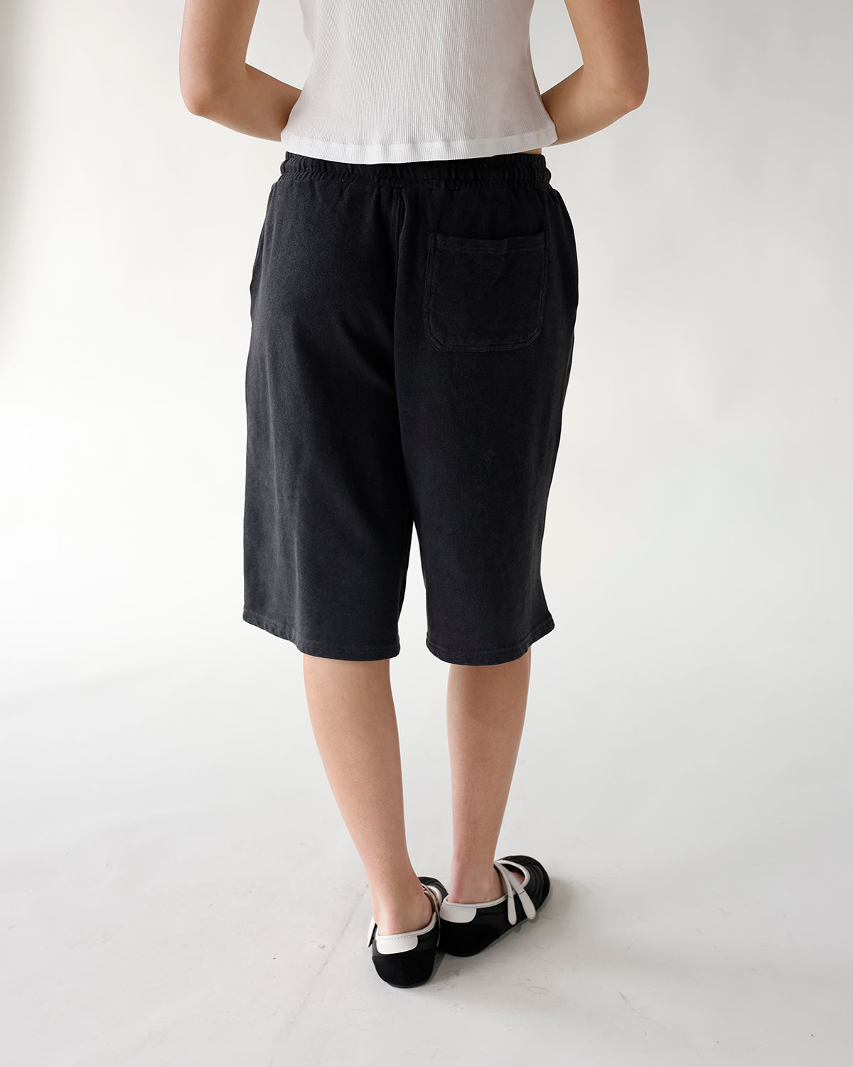 READY TO UNWIND SWEATSHORTS X BLACK