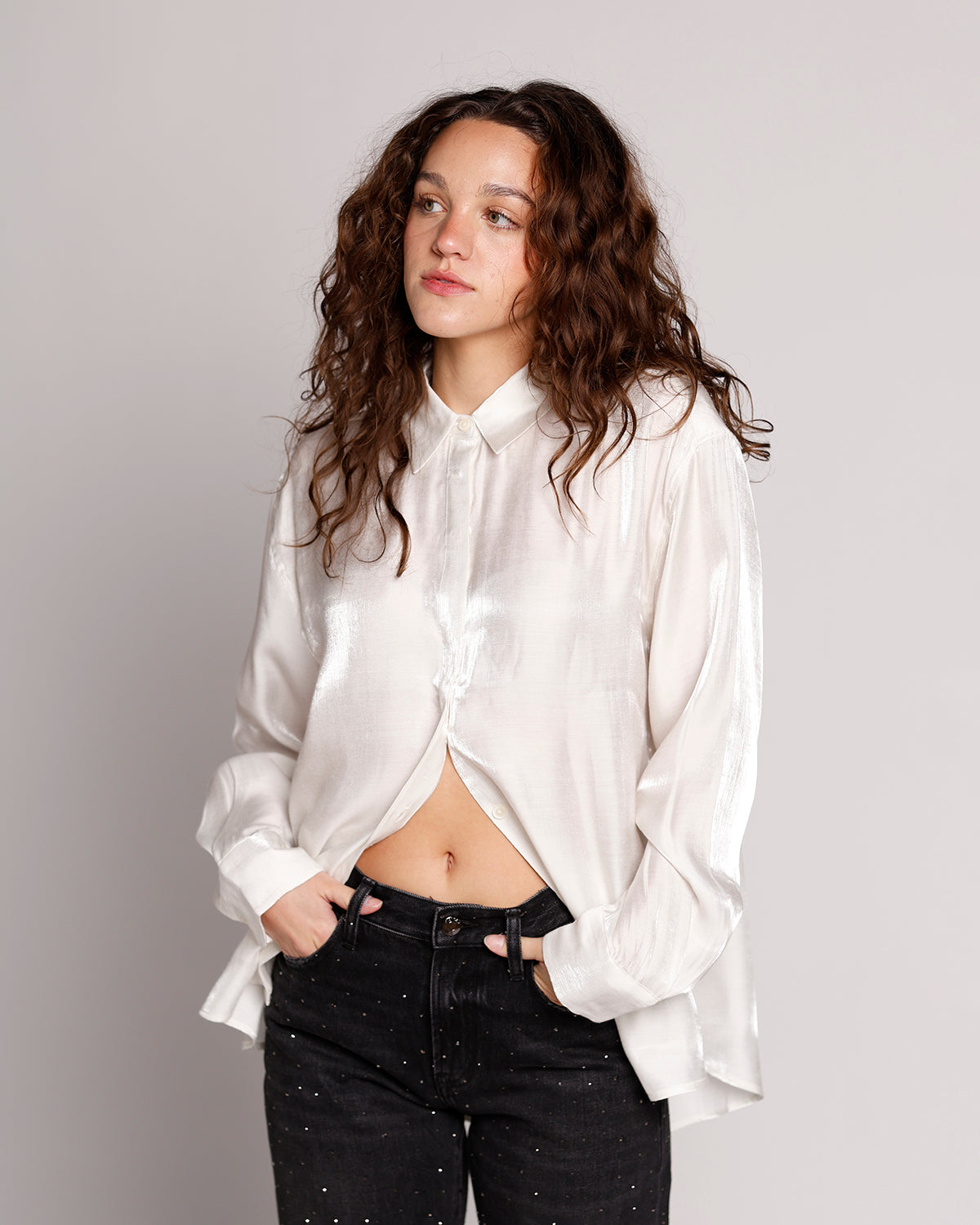 PISTOLA TILDA LONG SLEEVE BUTTON UP