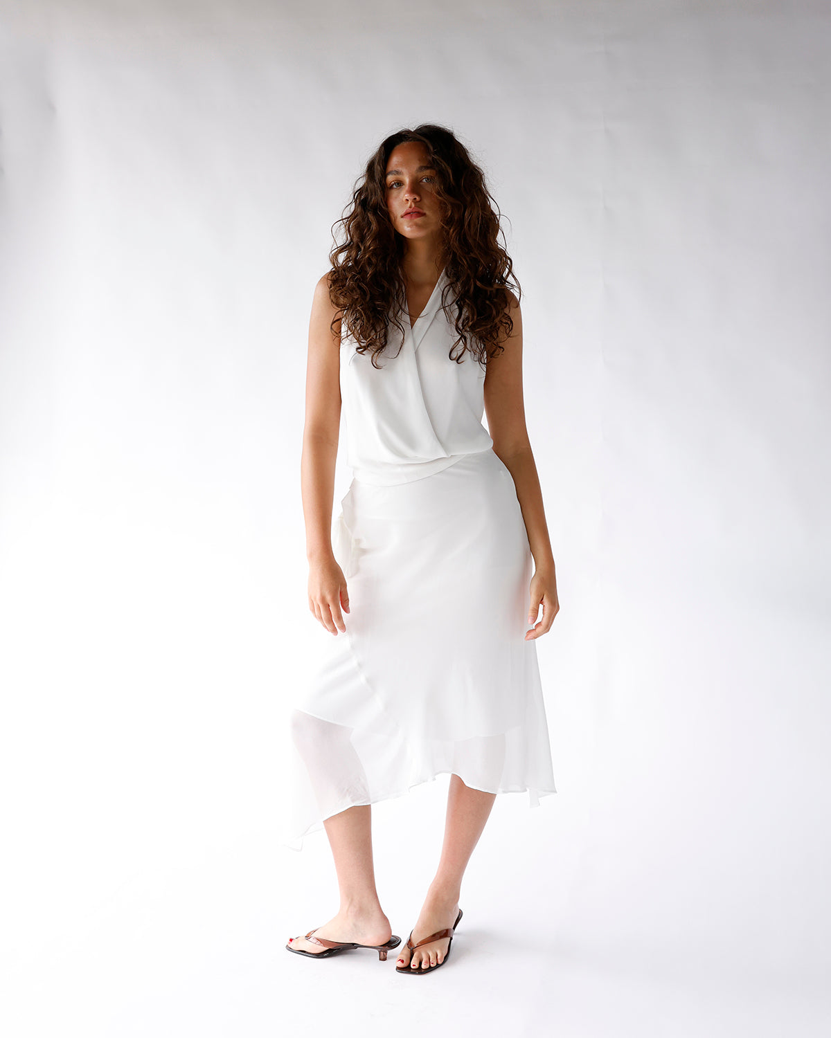 NIA NATALIA MIDI SKIRT