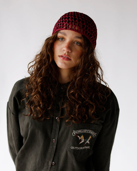 DARLING DISCO CROCHET BEANIE