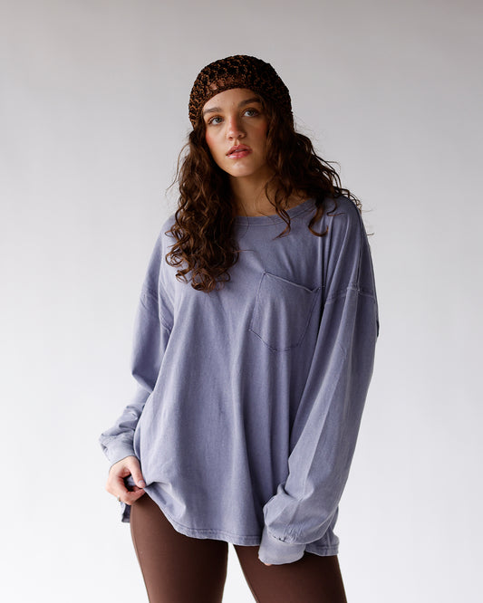 distressed long sleeve tshirt casual long sleeve top cozy casual outfit