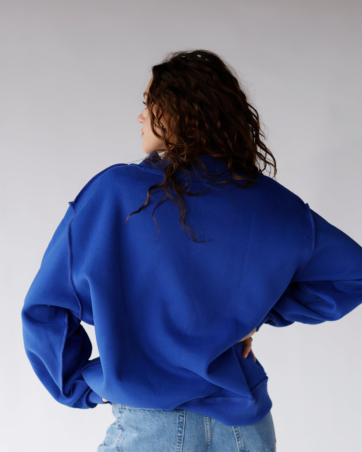 KENTUCKY & KY REVERSIBLE MOCK NECK SWEATSHIRT