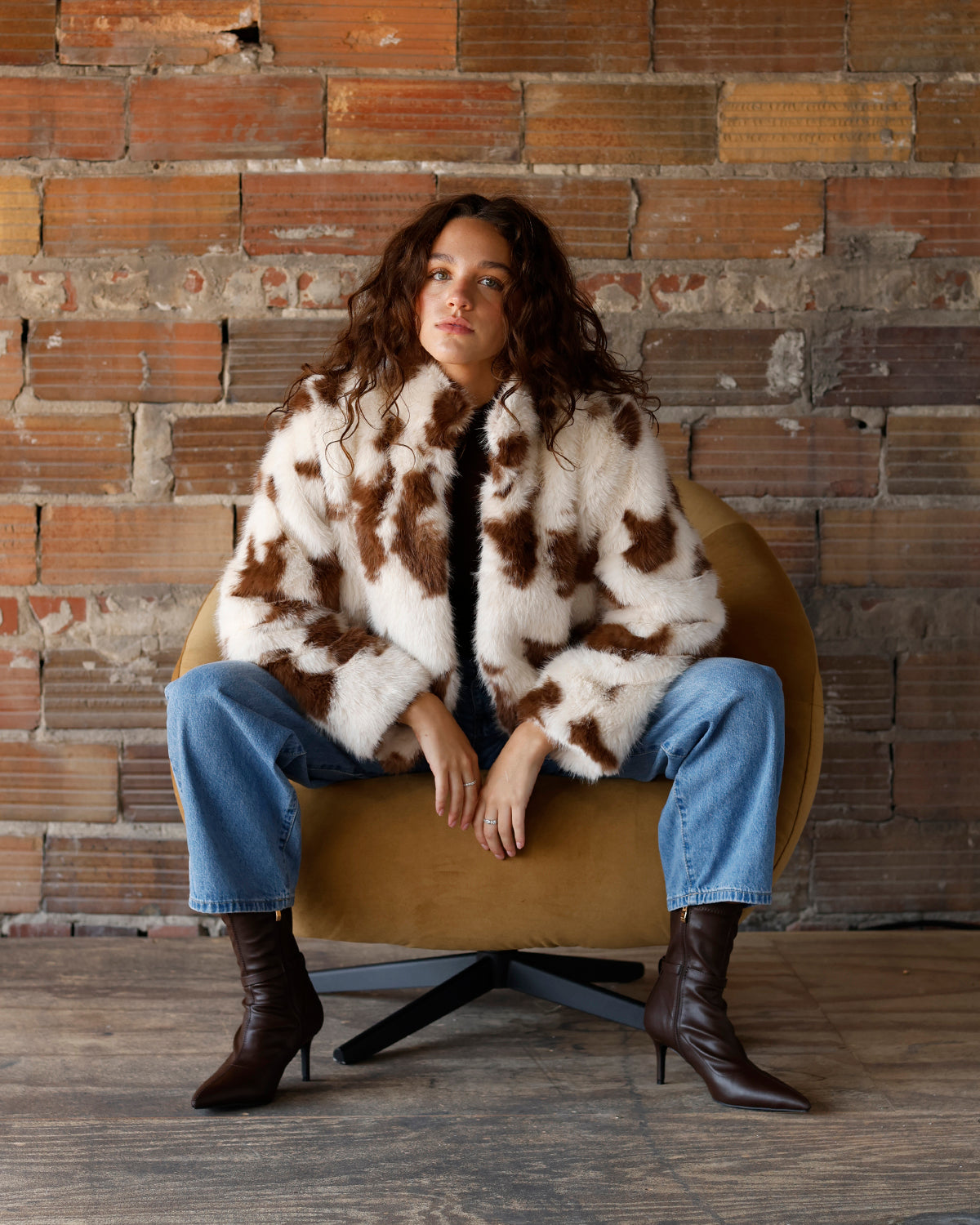 COWHIDE CHIC LUXE JACKET