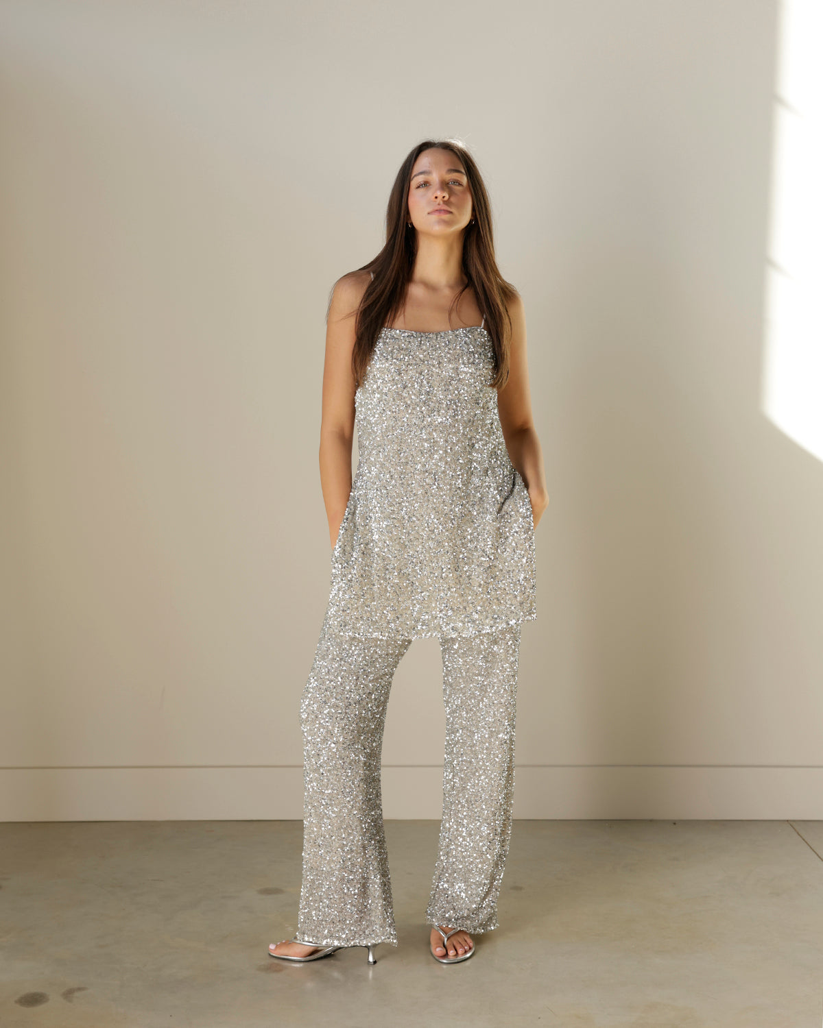 SASSY SEQUIN SHIMMERING PARTY PANTS