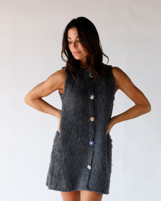 holiday dress cocktail attire gems fur comfy glam