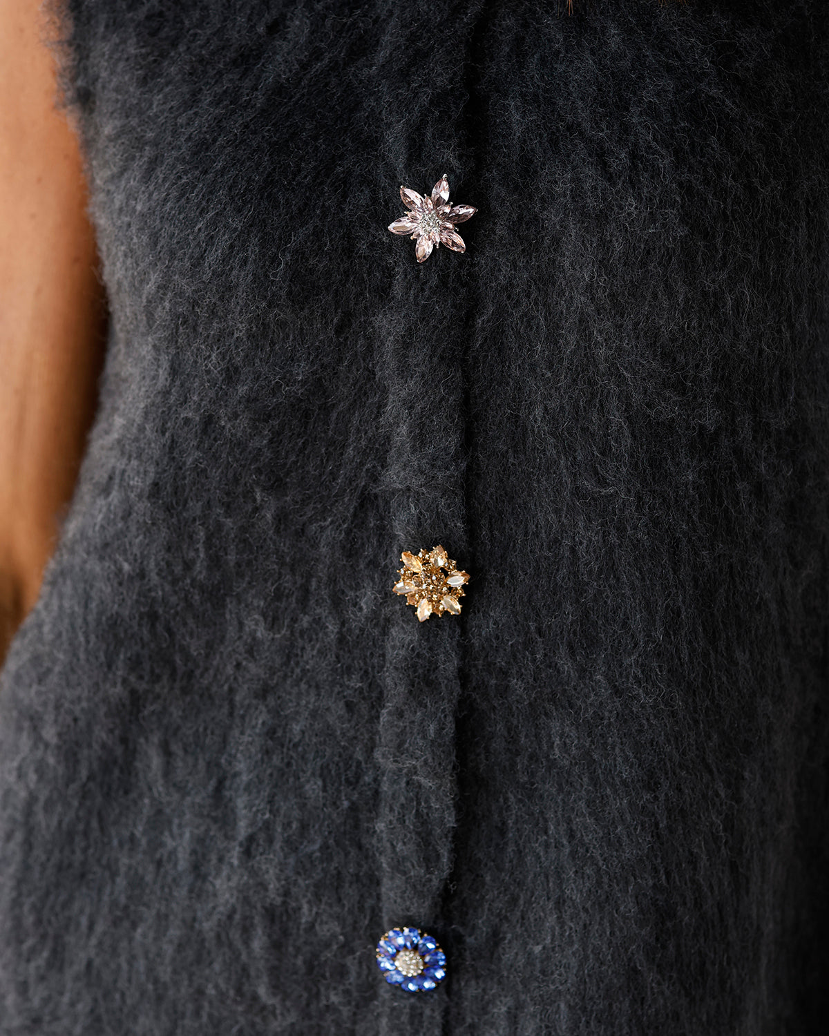 TWINKE AND SHINE FUZZY MINI DRESS