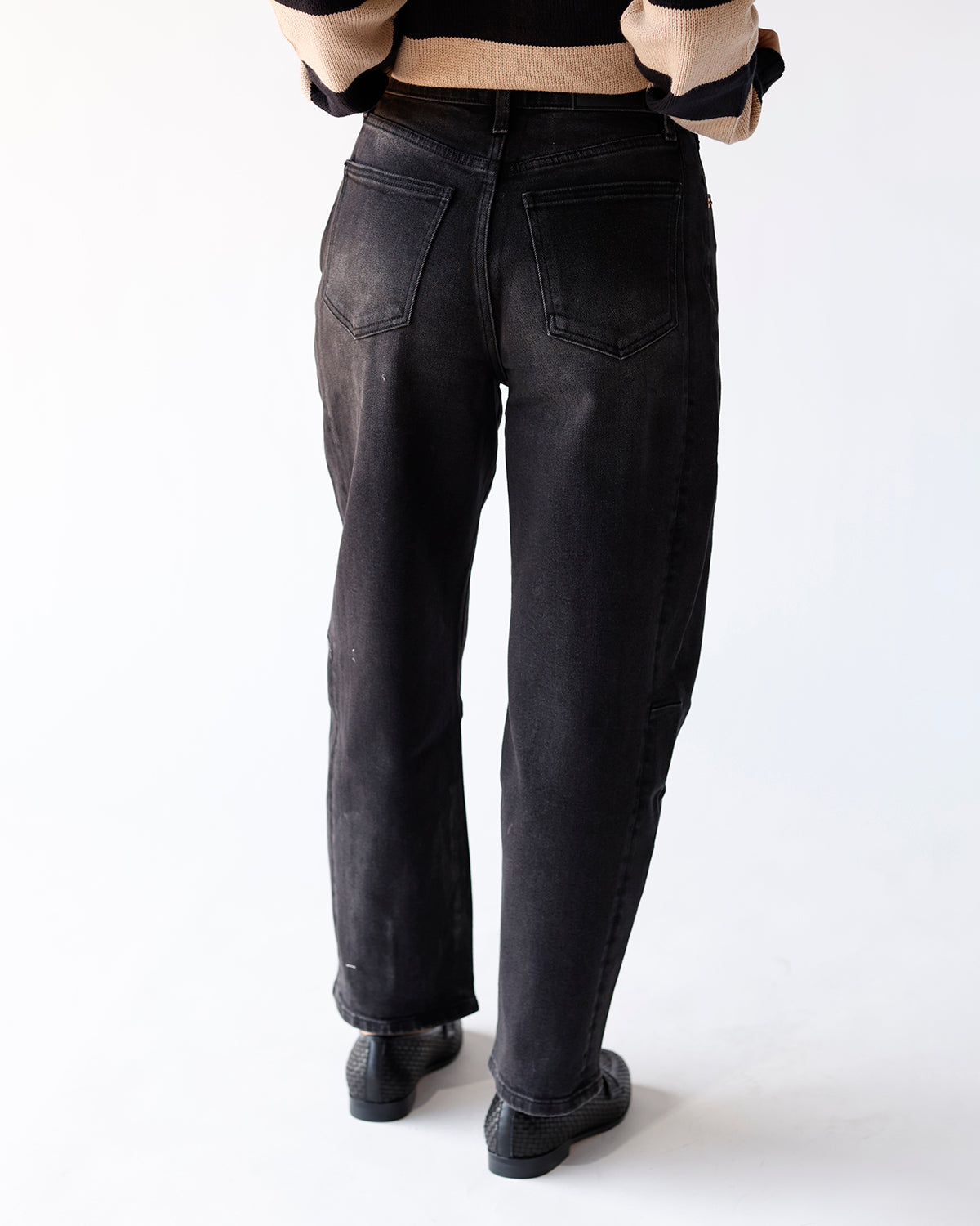PISTOLA ELI HIGH RISE ARCHED LEG JEAN X DARK MIDNIGHT
