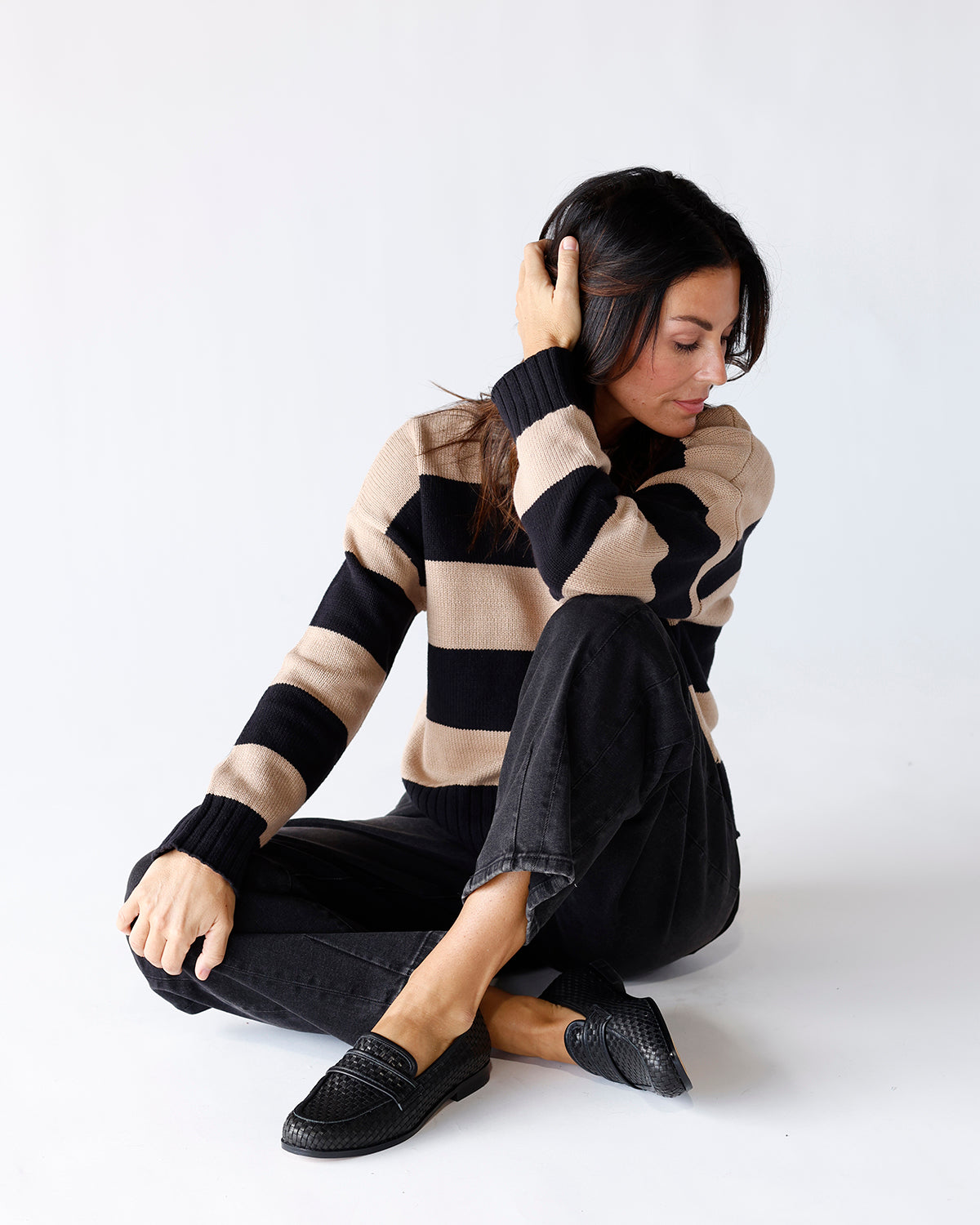 LATTE LOVE POLO SWEATER