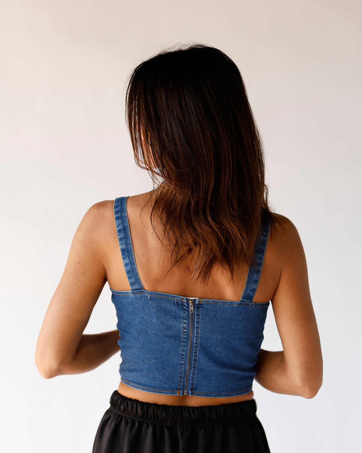 COUNTRY CRUSH DENIM TOP