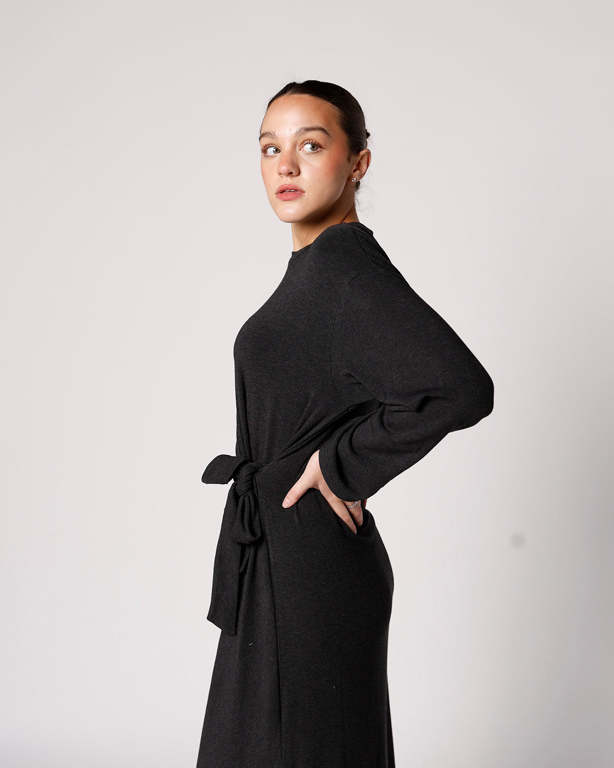 FRNCH VALERIANE DRESS X ANTHRACITE