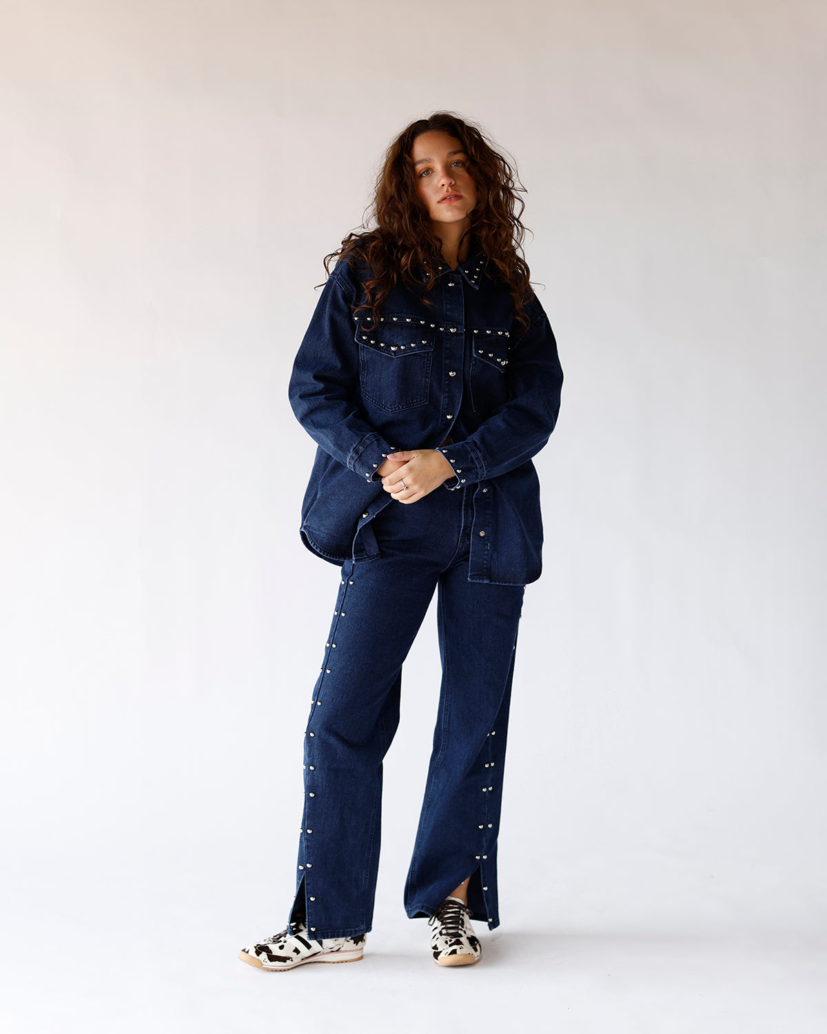 STUDDED + STUNNING DENIM JACKET
