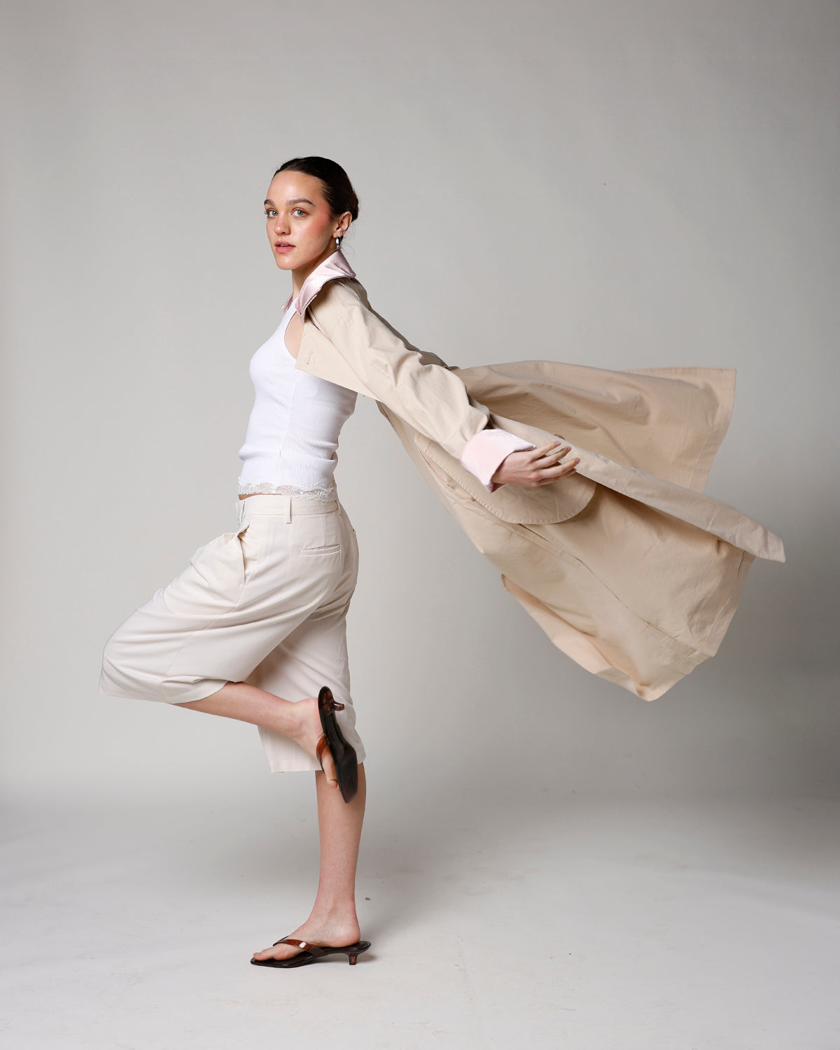 IVY WIDE LEG TROUSER SHORTS