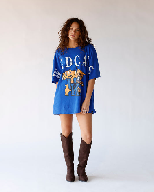uk wildcats oversized tee