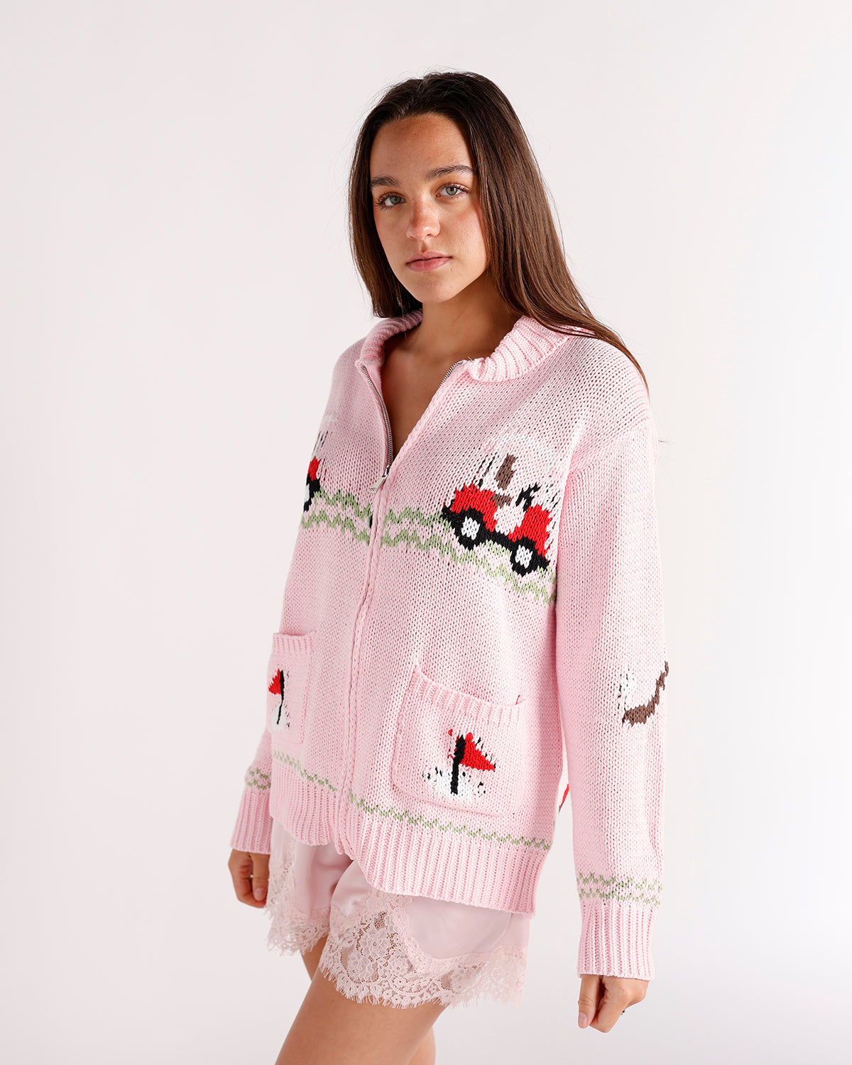 HOLE IN ONE CARDIGAN