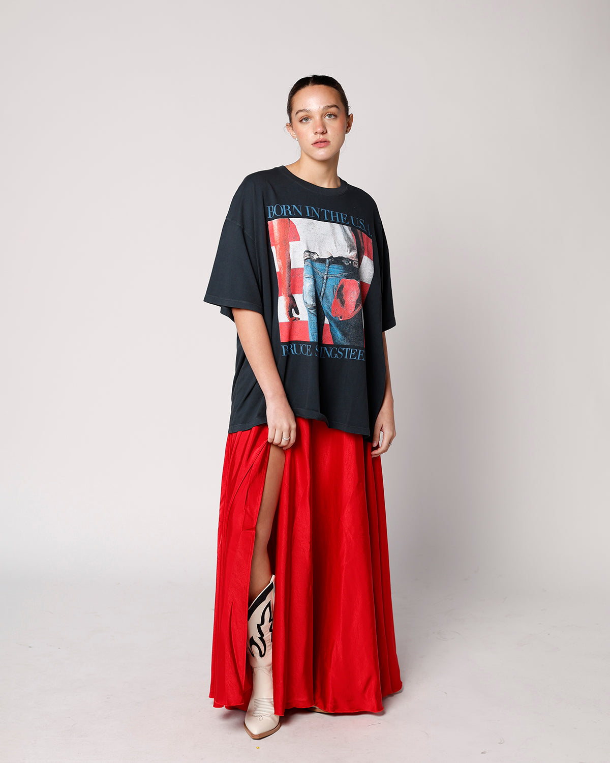 DAYDREAMER BRUCE SPRINGSTEEN AMERICANA OS TEE X VINTAGE BLACK