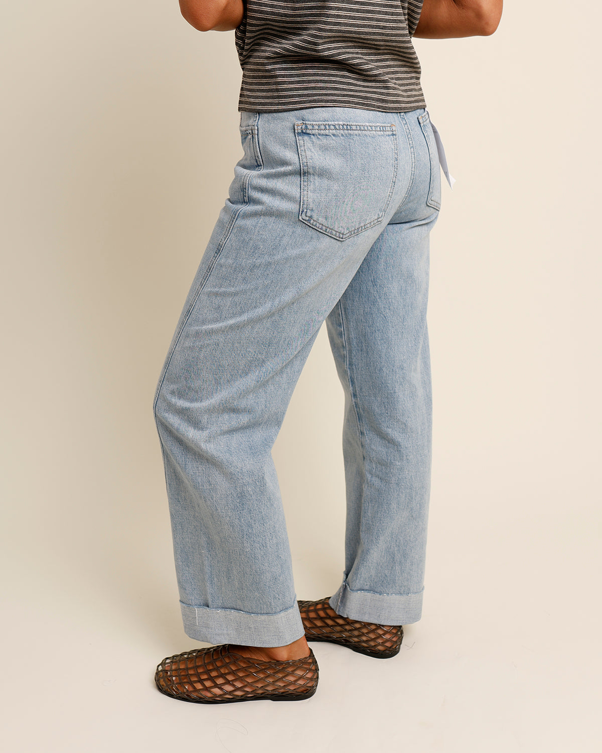 PISTOLA KACEY MID RISE CUFFED BOYFRIEND DENIM IN BERKELEY