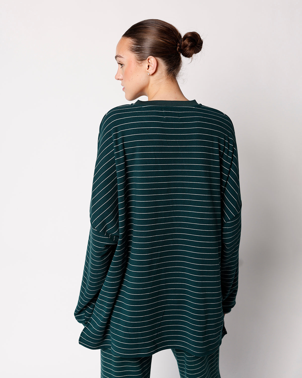 ALWAYS PULLING FOR IT LONG SLEEVE TEE X HUNTER GREEN