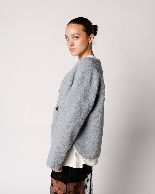 BLUEBIRD SHEARLING JACKET