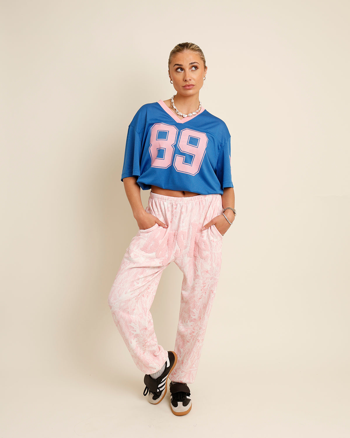 EIGHTY-FINE JERSEY X BLUE & PINK