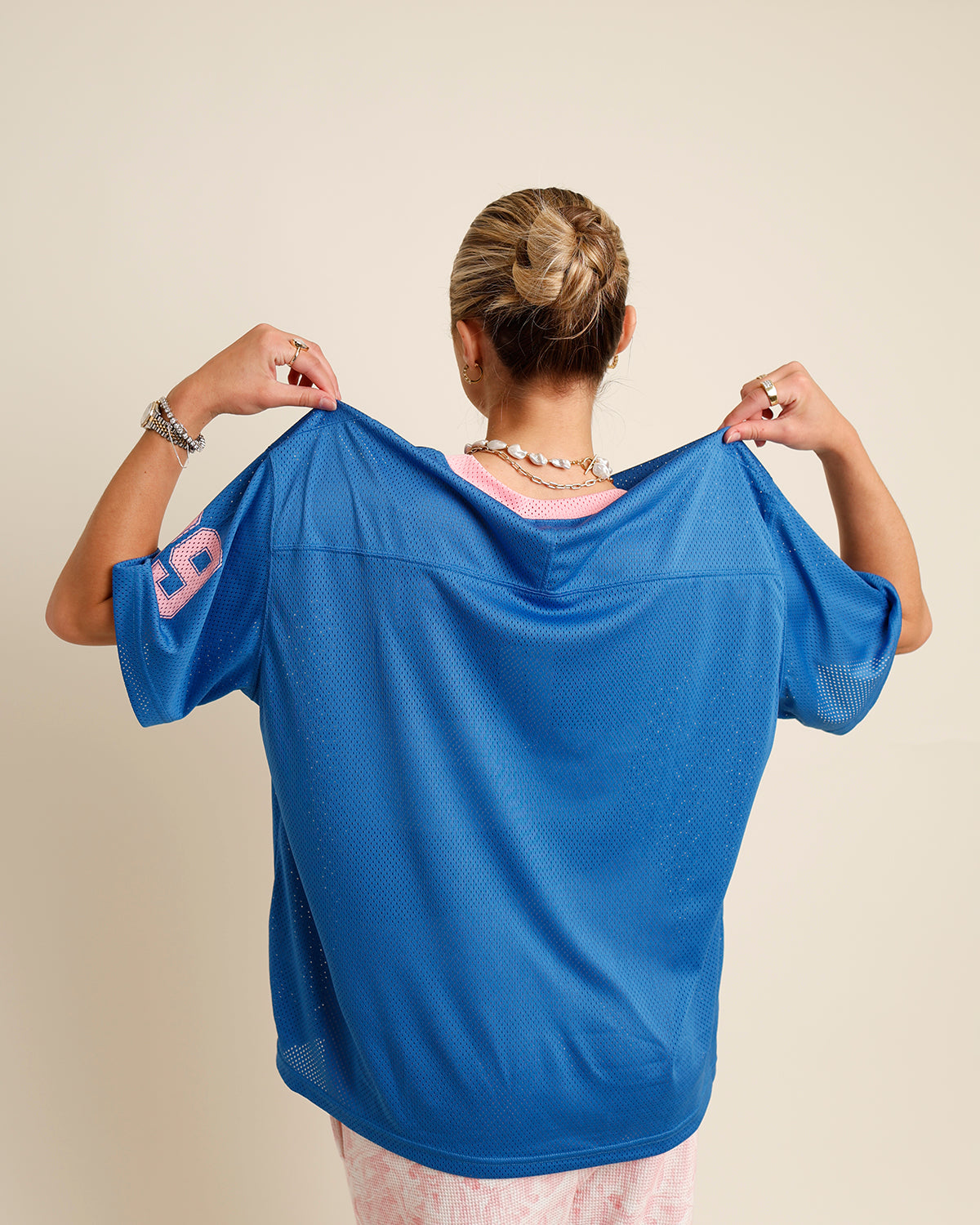 EIGHTY-FINE JERSEY X BLUE & PINK