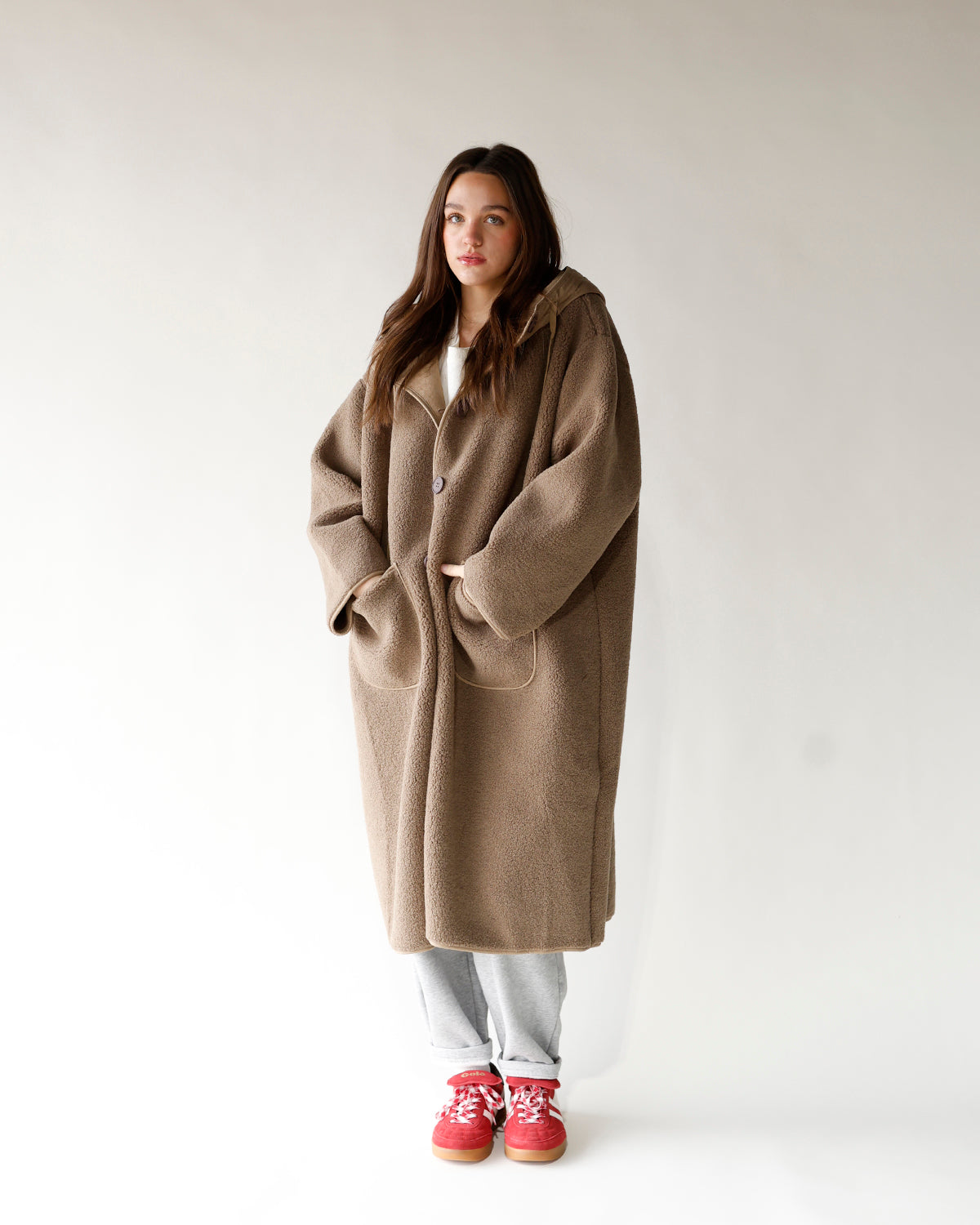EASY LIKE SUNDAY SHERPA COAT