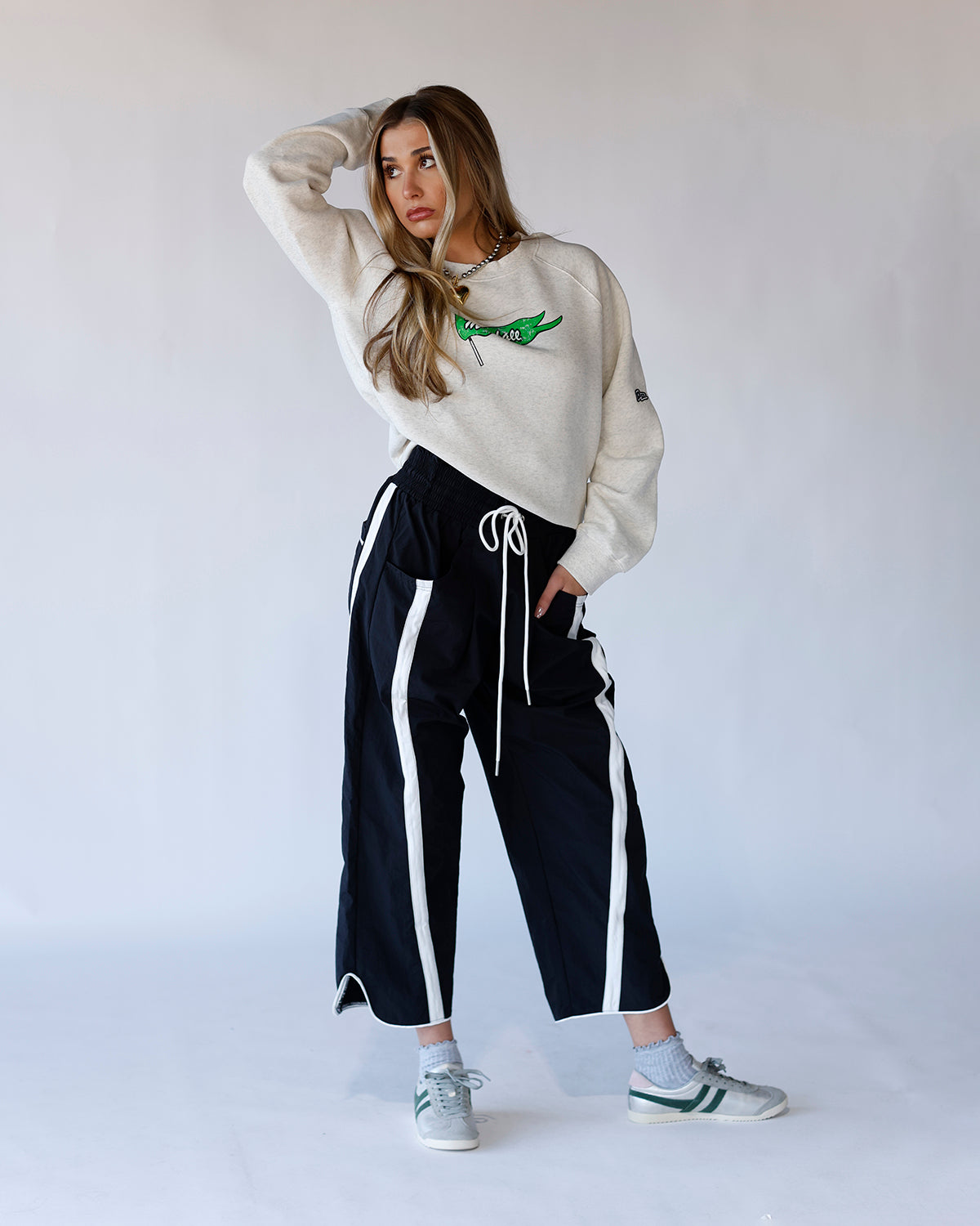 PLAYBOOK WINDBREAK PANTS X BLACK