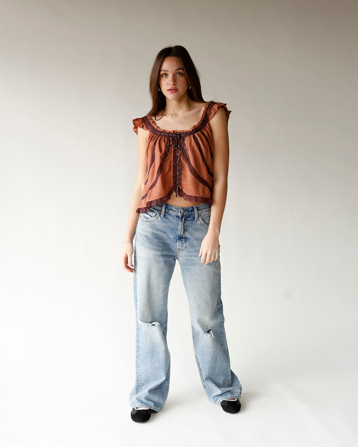 FREE PEOPLE MABEL TANK X CANYON SUNSET COMBO