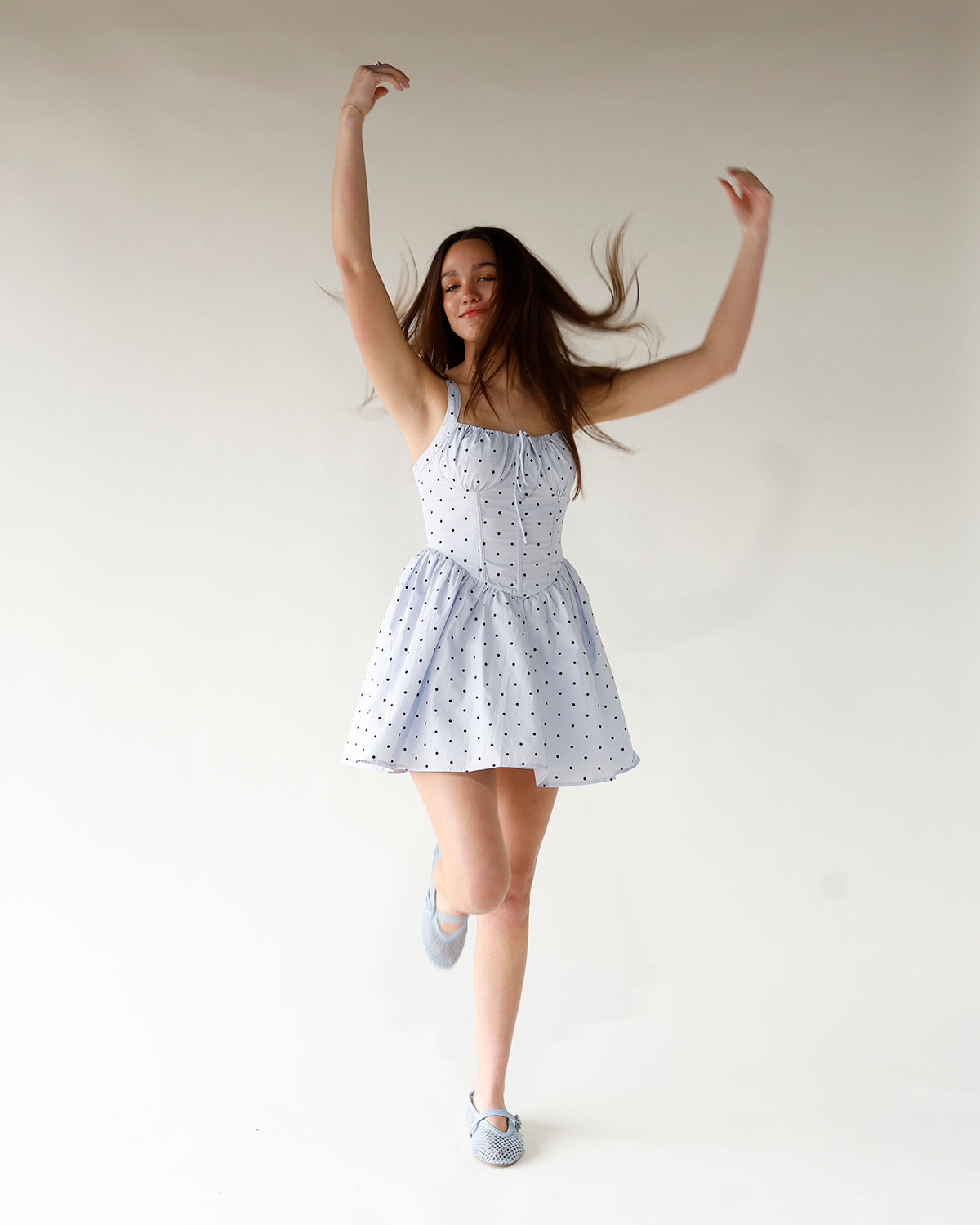 POLKA DOT BREEZE MINI DRESS