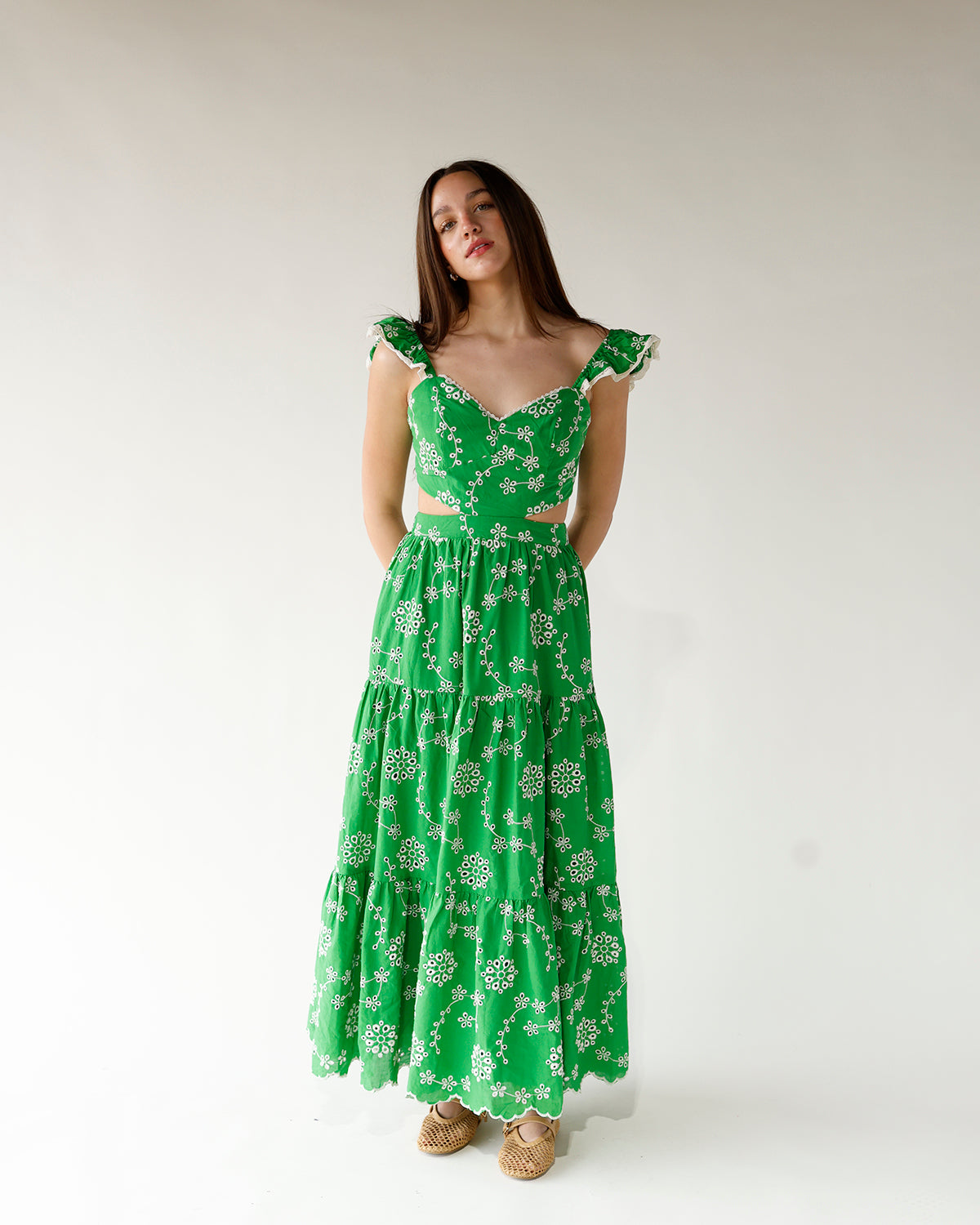 BLOOMIN' MEADOW MIDI DRESS