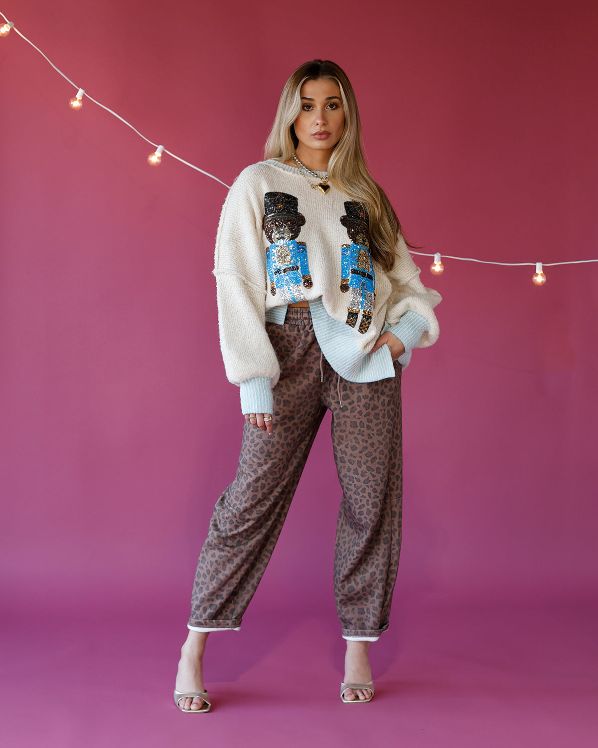 BEAR-Y FESTIVE NUTCRACKER SWEATER