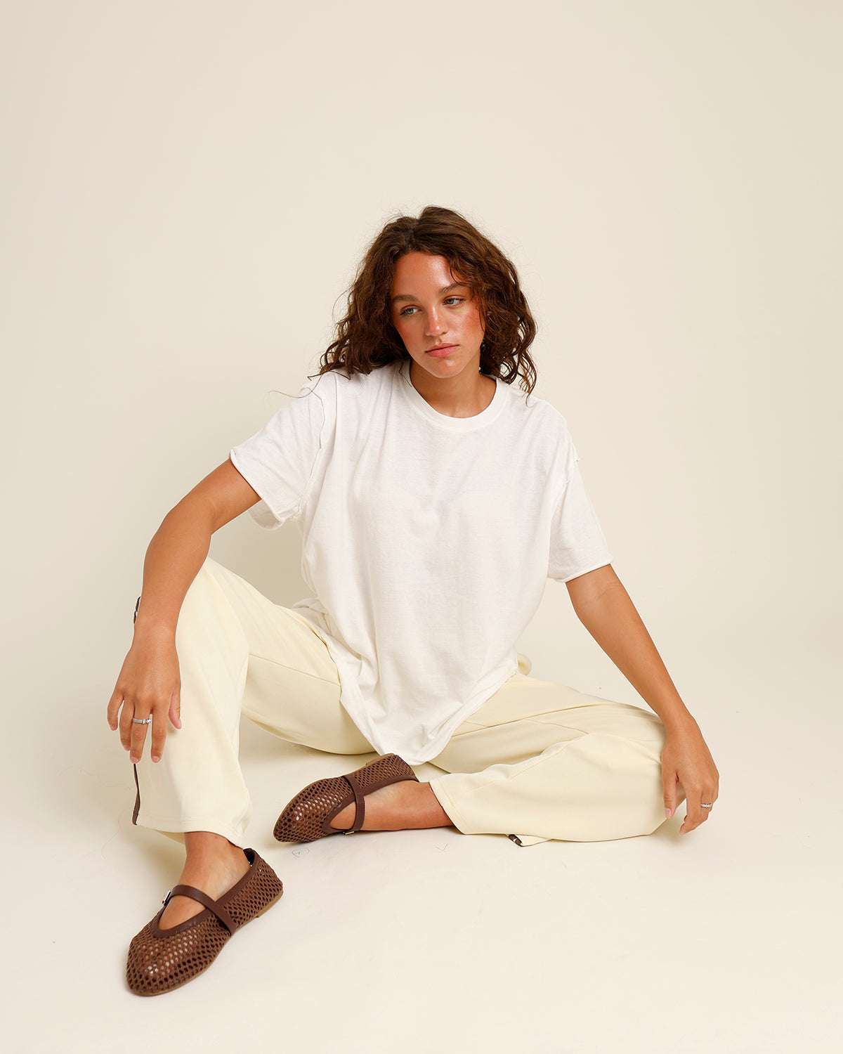 FREE PEOPLE PERFECT OVERSIZED TEE