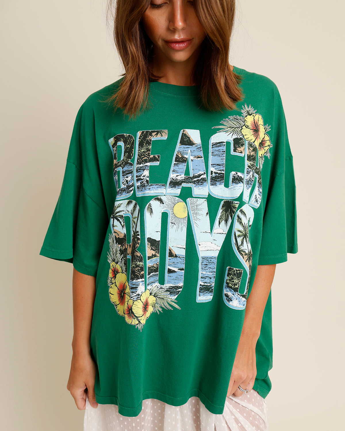 DAYDREAMER THE BEACH BOYS TROPICAL STACK TEE
