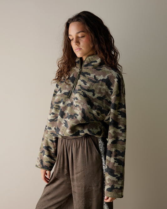 camo Sherpa, comfy fall jacket, camouflage Sherpa, camo fleece, zip ups