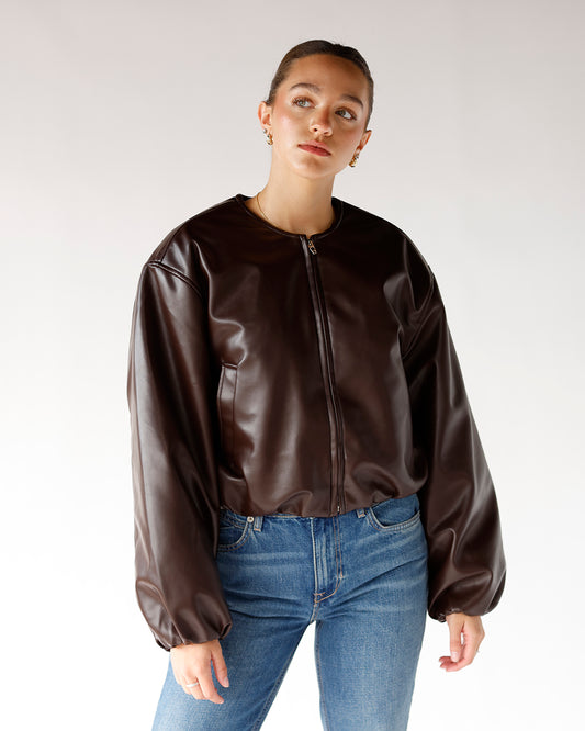 leather jacket bomber jacket chocolate jacket fall coat fall jacket coat for the holidays