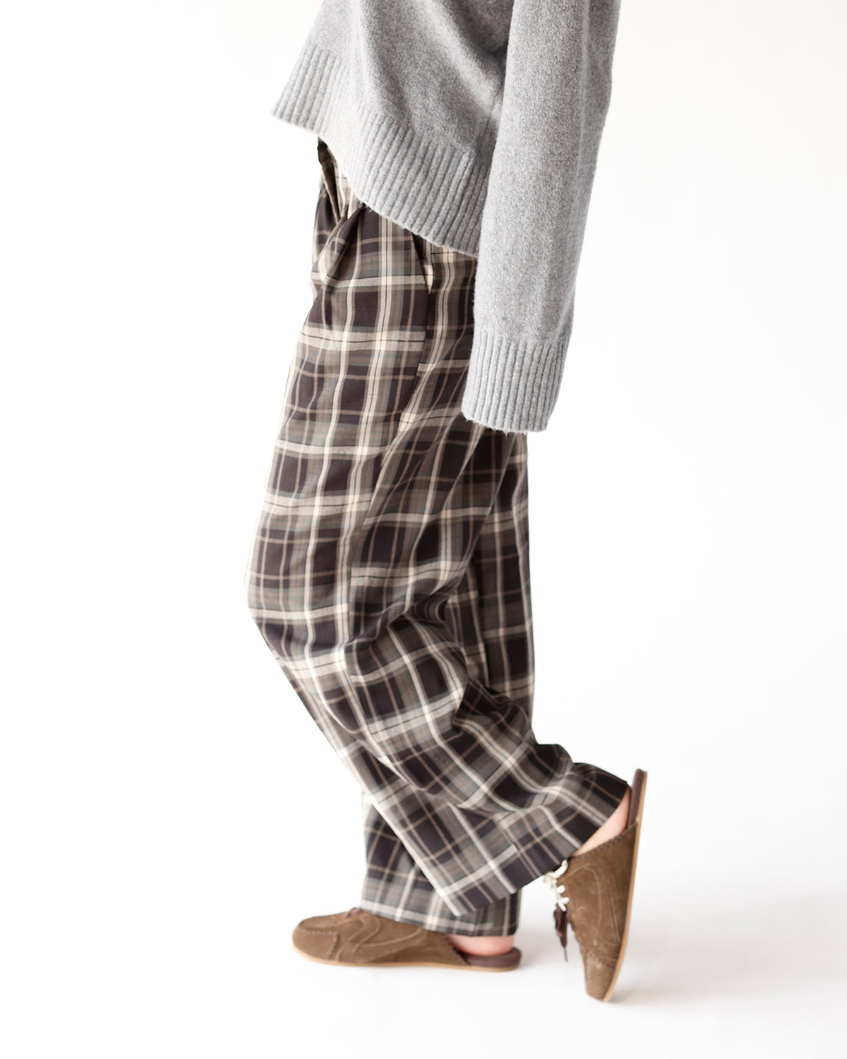 FREE PEOPLE TRADING UP POLO SWEATER X GREY
