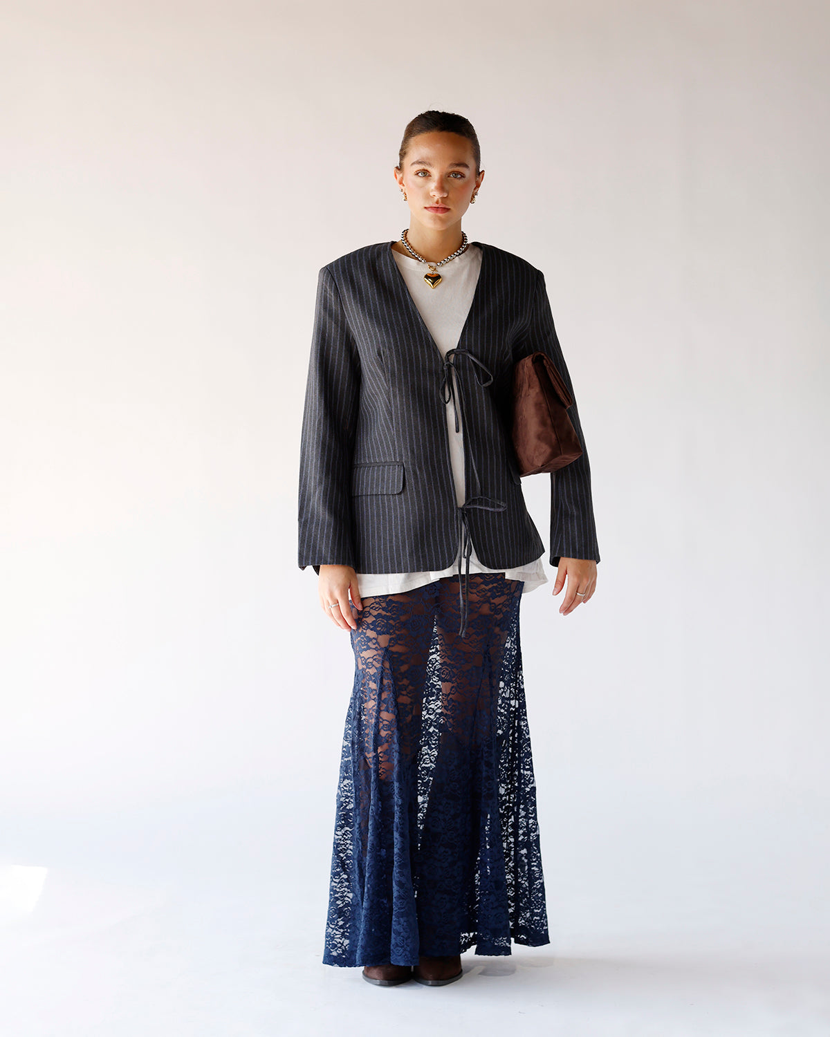 FRNCH GRISETTE GREY BLAZER