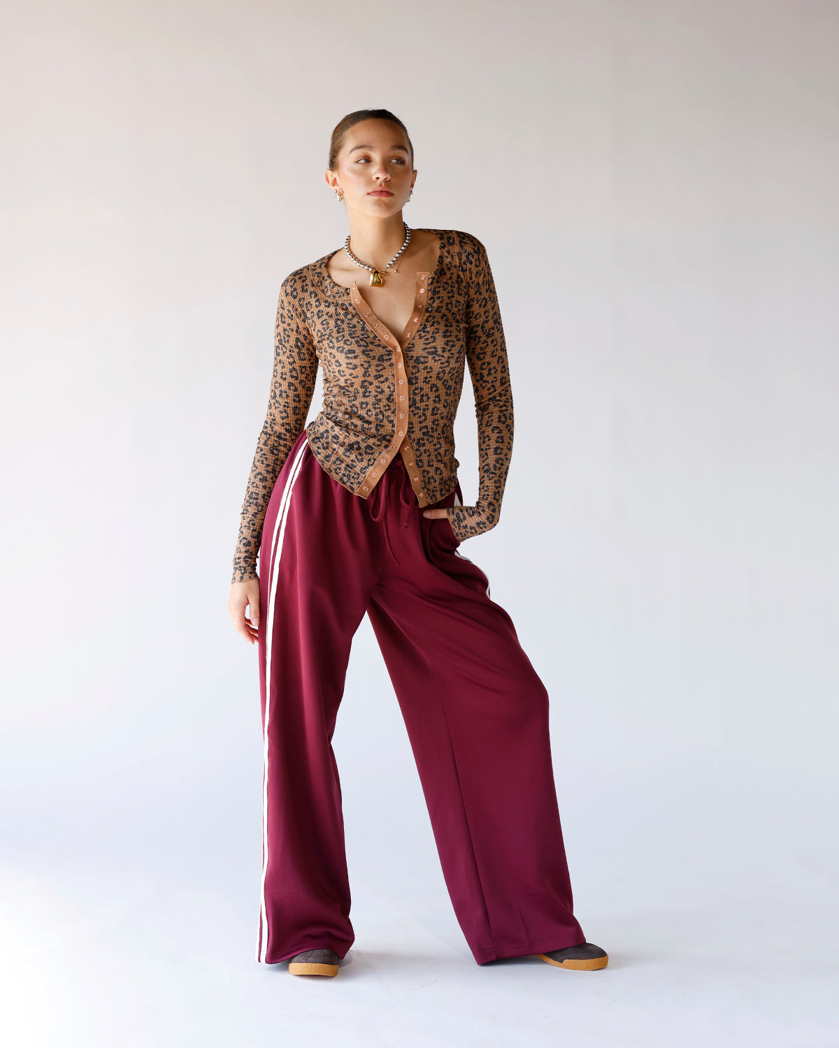 FREE PEOPLE GOING PLACES PRINTED CARDI X NATURAL COMBO