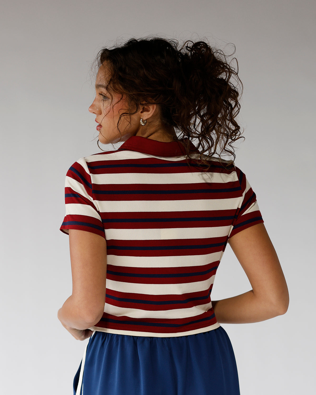 RORY CROPPED RUGBY TEE