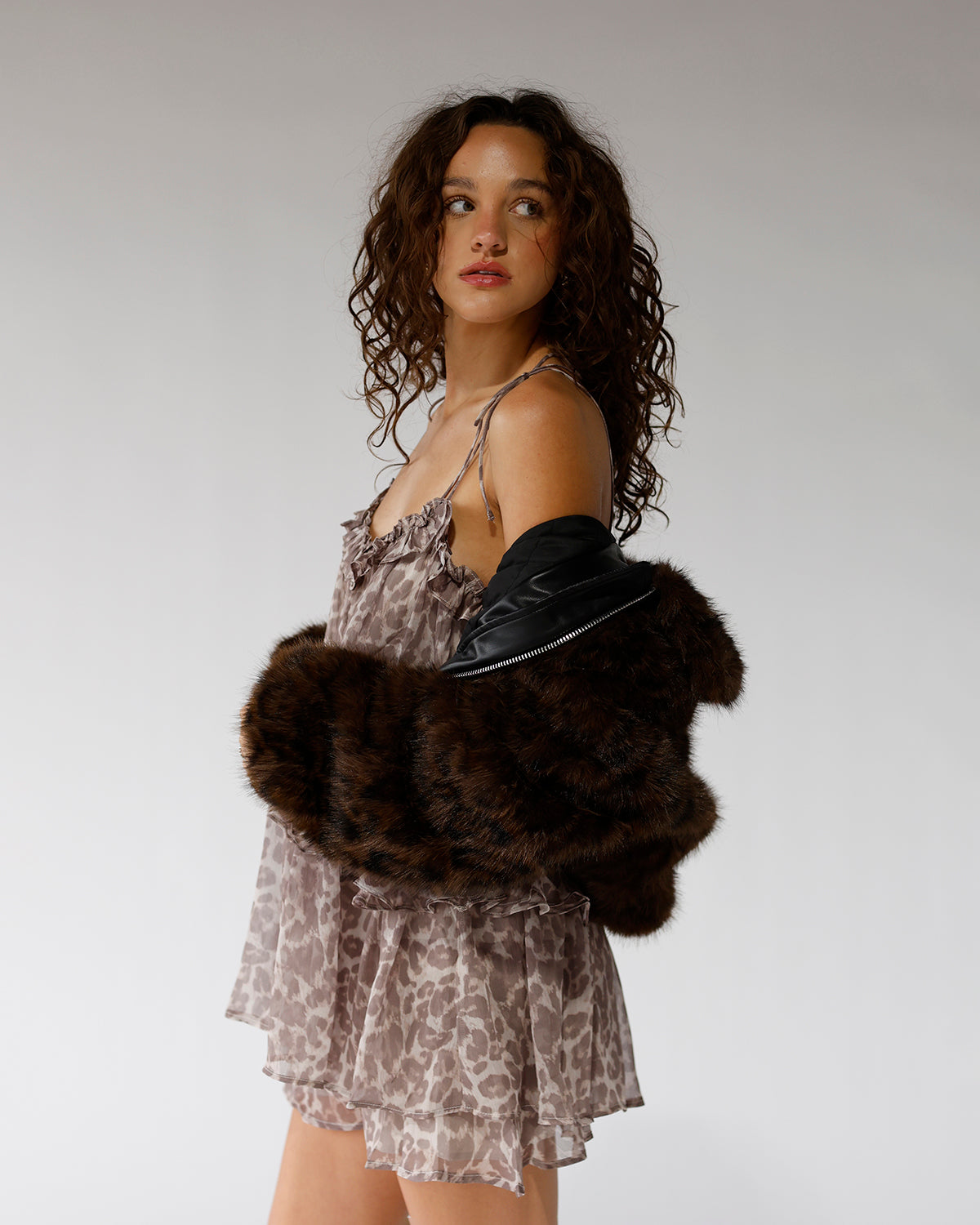 CITY PROWL FAUX FUR JACKET
