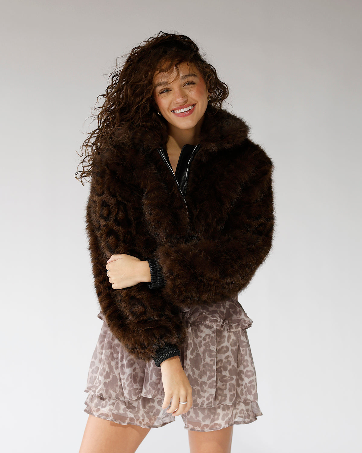 CITY PROWL FAUX FUR JACKET