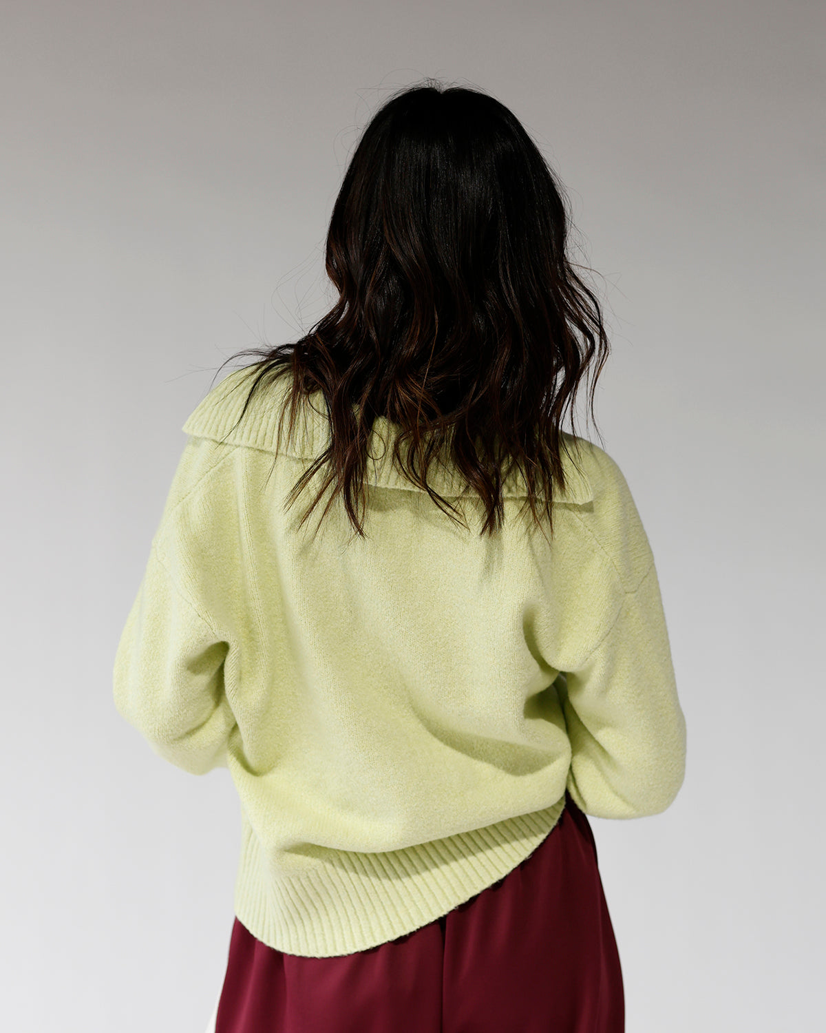 FREE PEOPLE TRADING UP POLO X MATCHA MELANGE