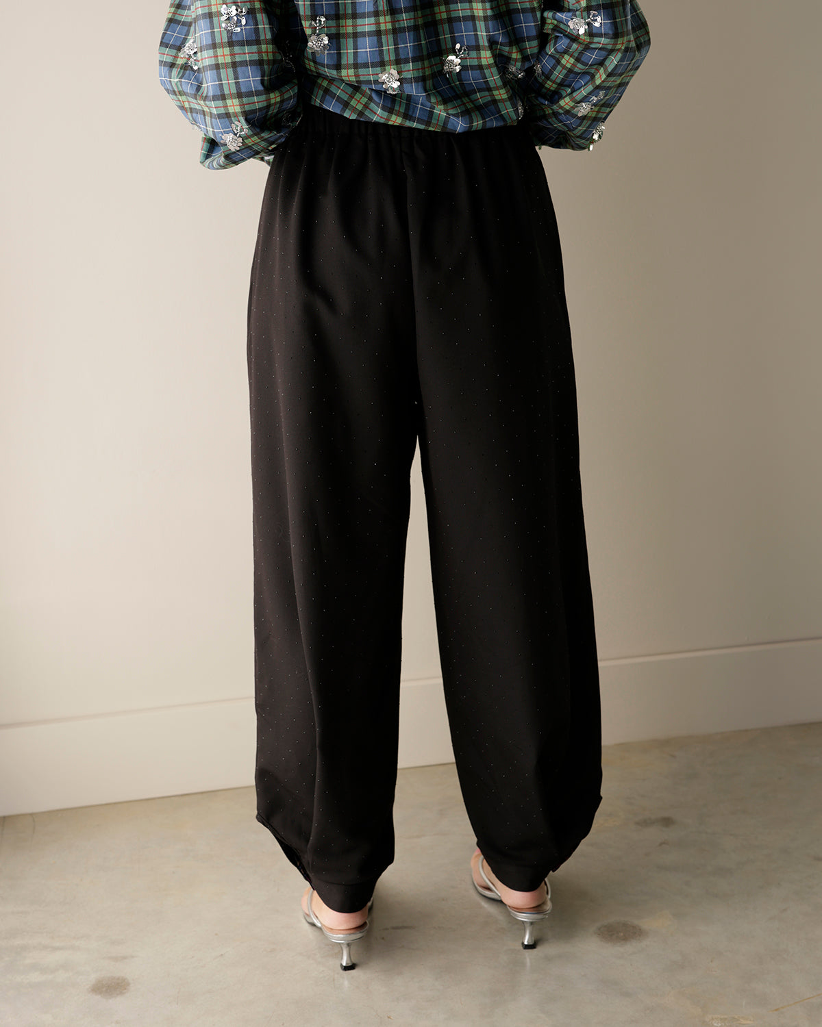 GIZELLE GLITTER BLACK DRESS PANTS
