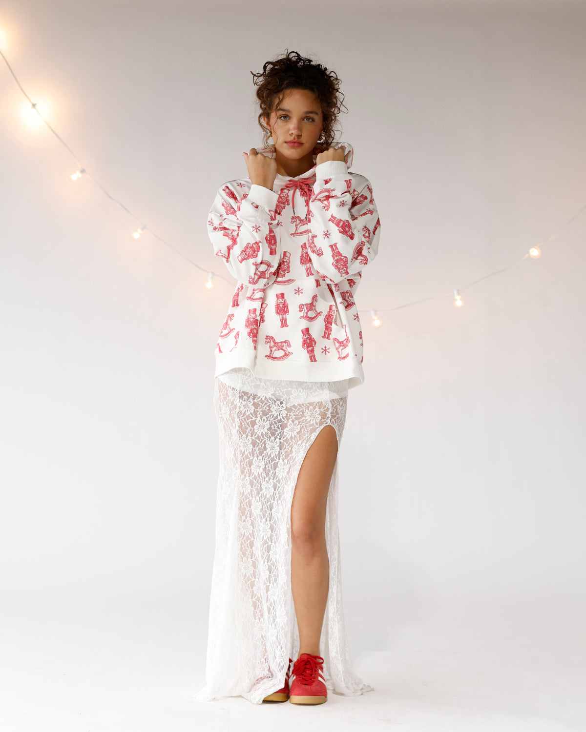 TINSEL + TOY SOLDIERS HOODIE