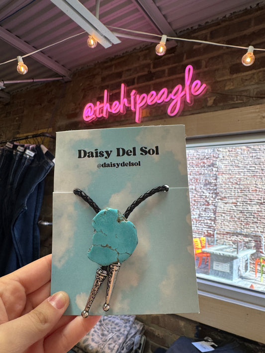 HONEYSTONE BOLO TIE X TURQUOISE