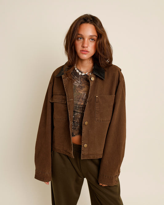 DUST RIDER CROPPED BARN JACKET